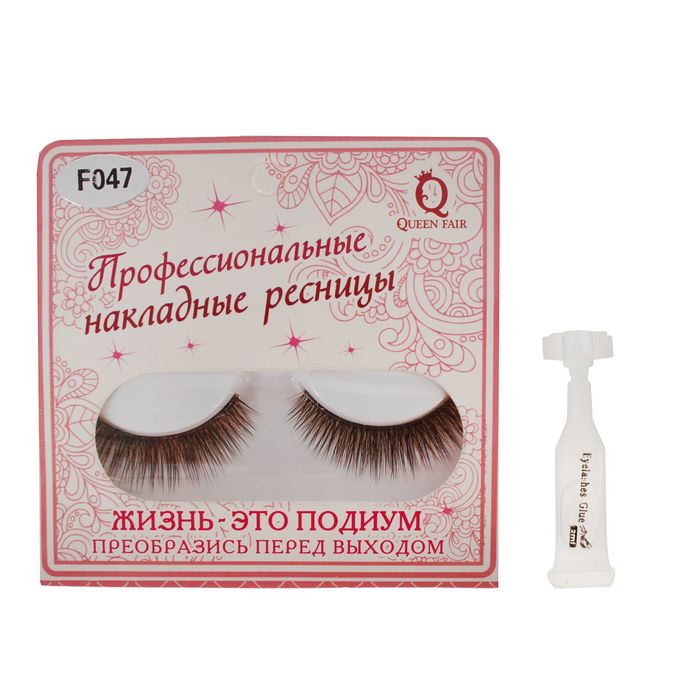 Ресницы накладные с клеем