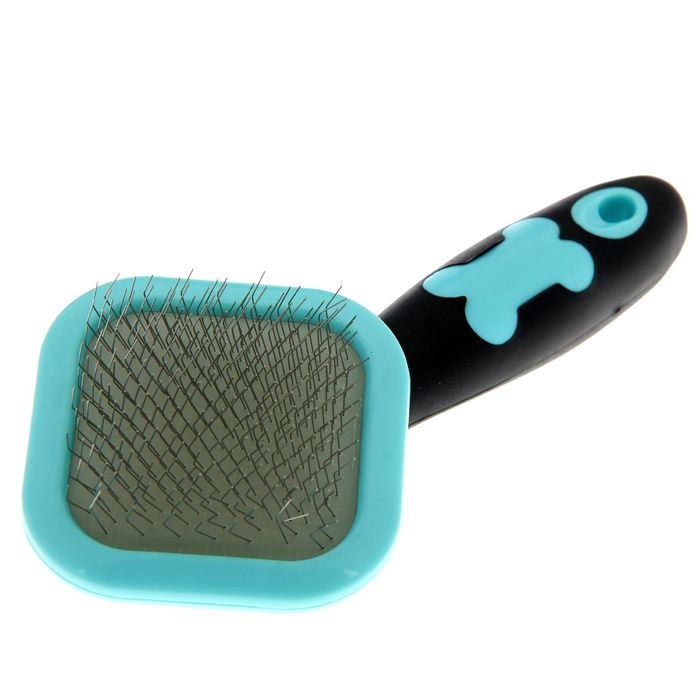 Пуходерка малая с поворотной головкой, без капель, микс цветов