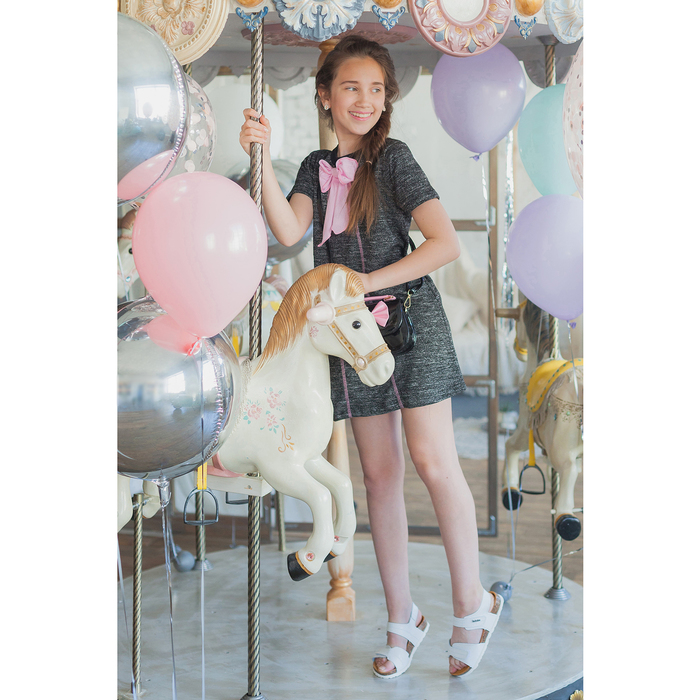 Платье для девочки "В тренде", рост 122 см (62), цвет чёрный ДПК354810м