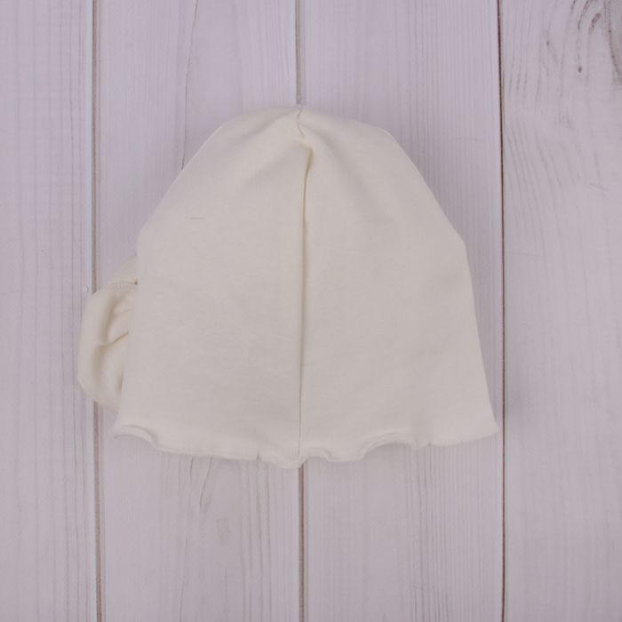 Шапка для девочки "Ветер", размер 50, цвет экрю/светло-розовый