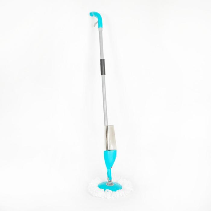 Швабра с распылителем, насадка из микрофибры 17х17х129 см МИКС