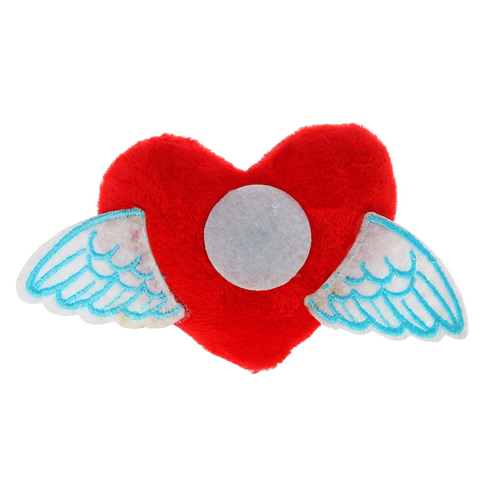 Мягкий магнит "На крыльях любви", сердечко с крылышками