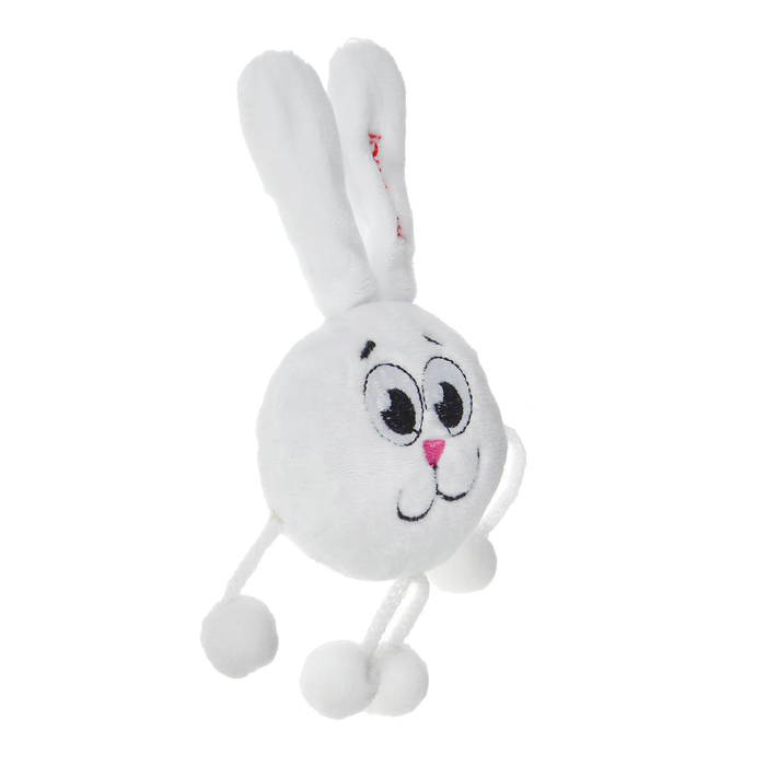 Мягкий магнит "Люблю!", зайчик с лапками