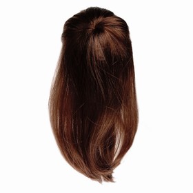 Волосы для кукол «Косички» размер средний, цвет каштановый