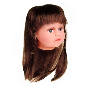 Волосы для кукол «Косички» размер средний, цвет каштановый от Сима-ленд