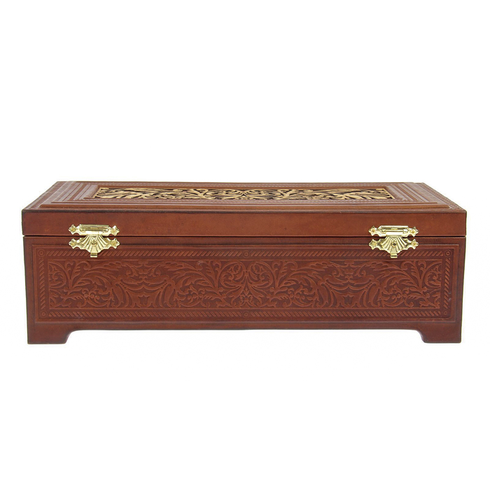 Шкатулка "Узор" с декоративной гравировкой