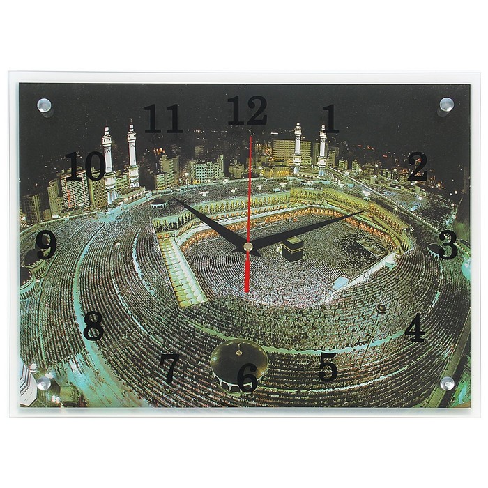 Часы настенные прямоугольные "Мусульманские", 30х40 см  микс