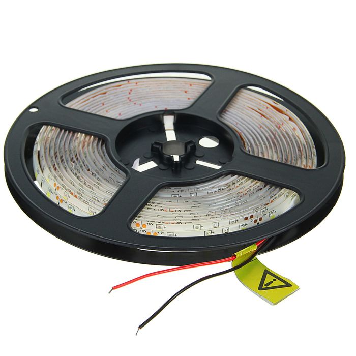 Светодиодная лента Volpe, 4.8 Вт, 5 м, гибкая, герметичная, самоклеящаяся, дневной белый