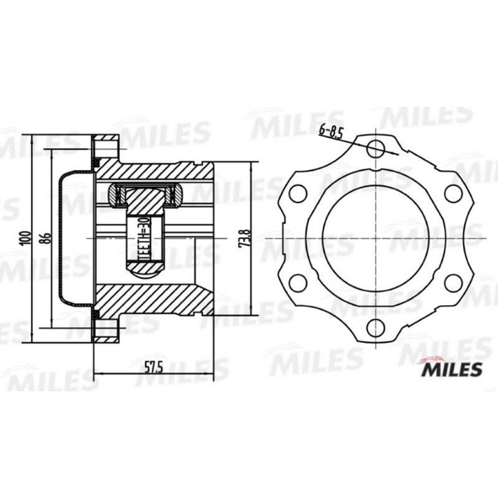 Шрус внутренний MILES GA10025