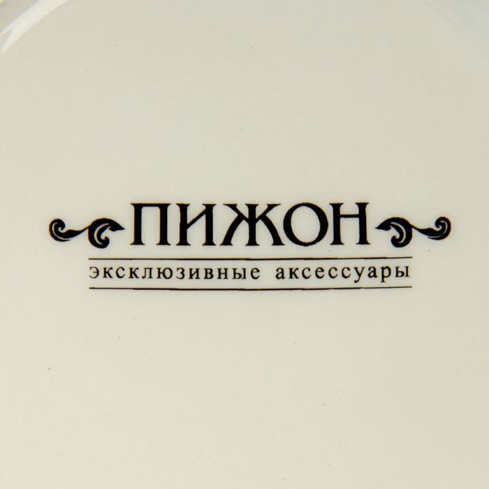 Миска керамическая, текстура дерево с лапками, 330 мл, бежевая