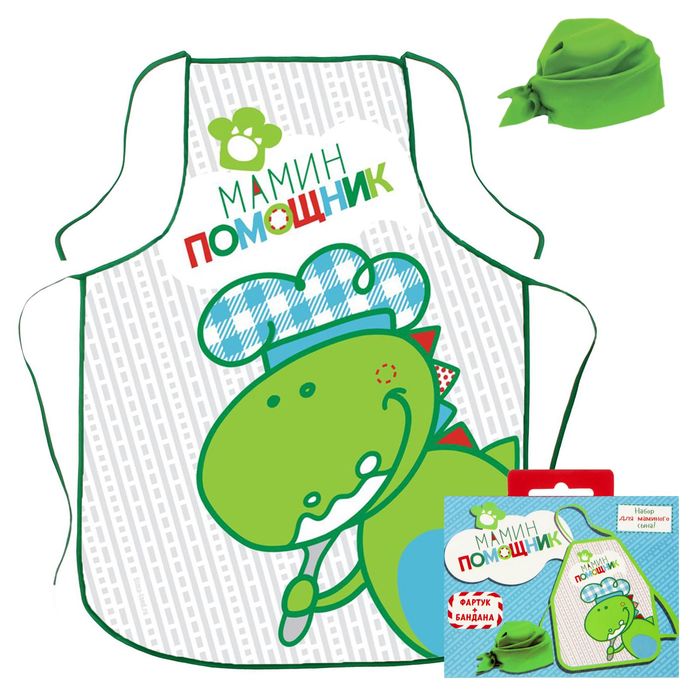 Фартук и бандана "Набор для маминого помощника"