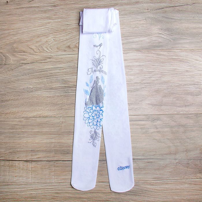 Детские капроновые колготки "Принцессы", рост 116-134 см, 7-9 лет