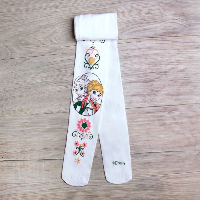 Детские капроновые колготки "Холодное сердце", рост 98-116 см, 4-6 лет