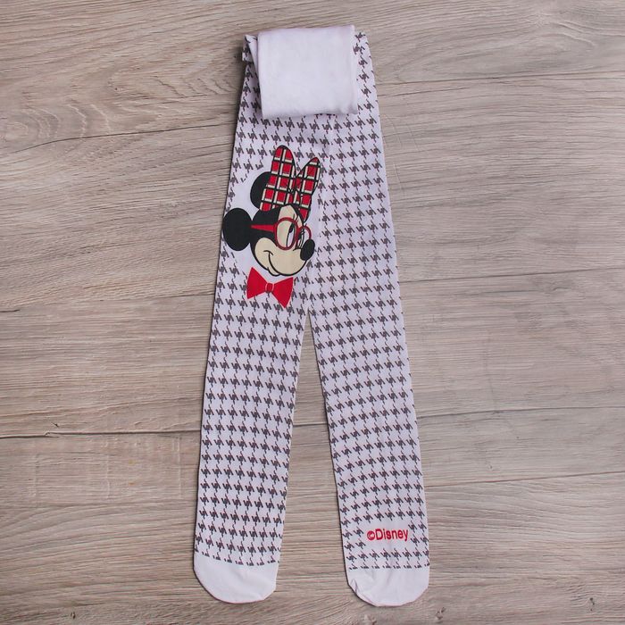 Детские капроновые колготки "Модница", Минни Маус, рост 98-116 см, 4-6 лет