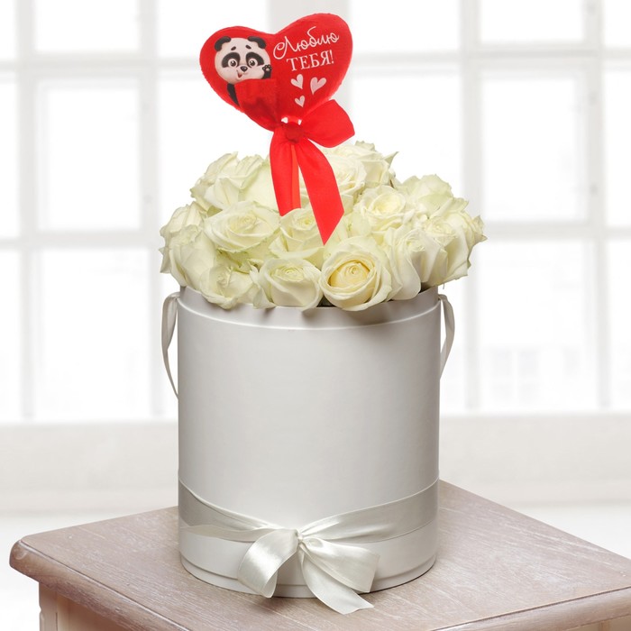 Сердечко на палочке "Люблю тебя"пандочка