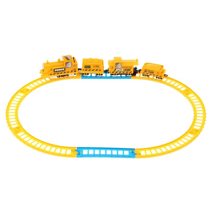 Железная дорога "Классик", протяжённость пути 1,14 м, цвета МИКС