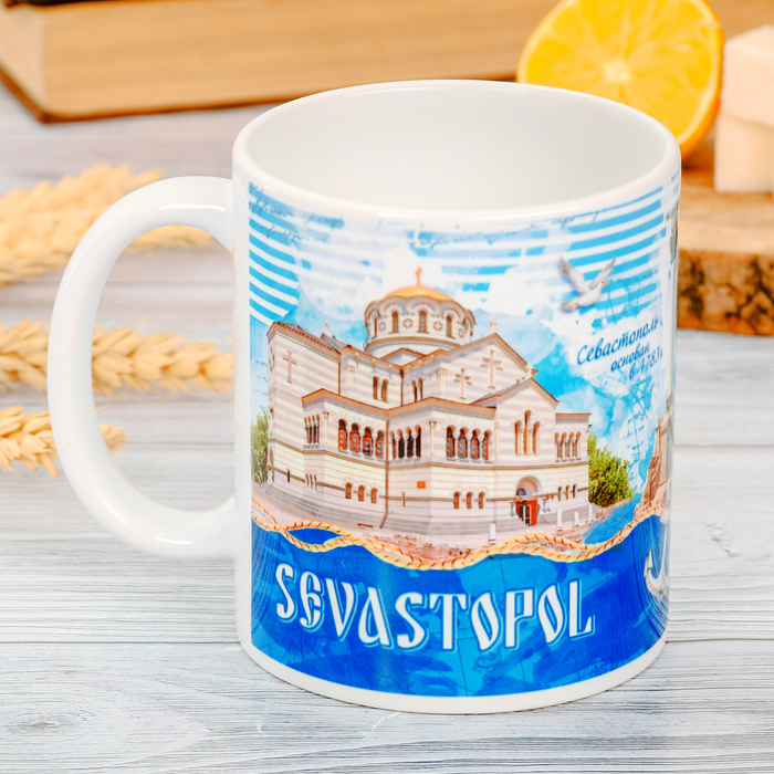 Кружка «Севастополь. Морская», 300 мл (сублимация)