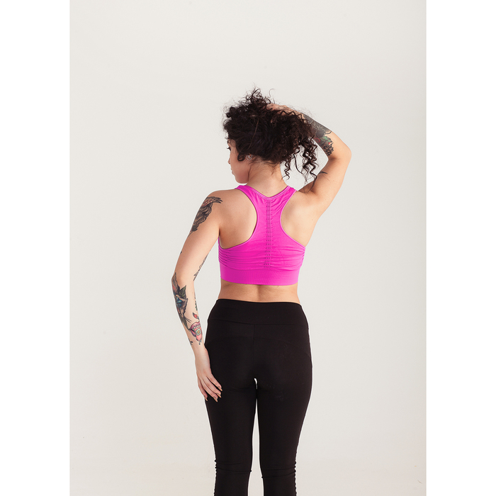 Топ женский спортивный арт.11180, цвет розовый, размер 44-46 (M)