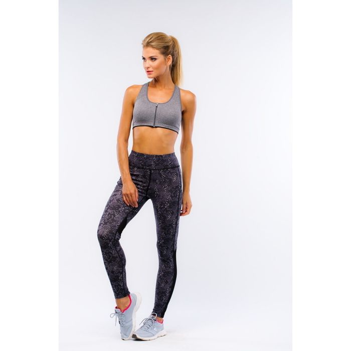 Топ женский спортивный арт.31511M серый меланж, р-р 48-50 (L)