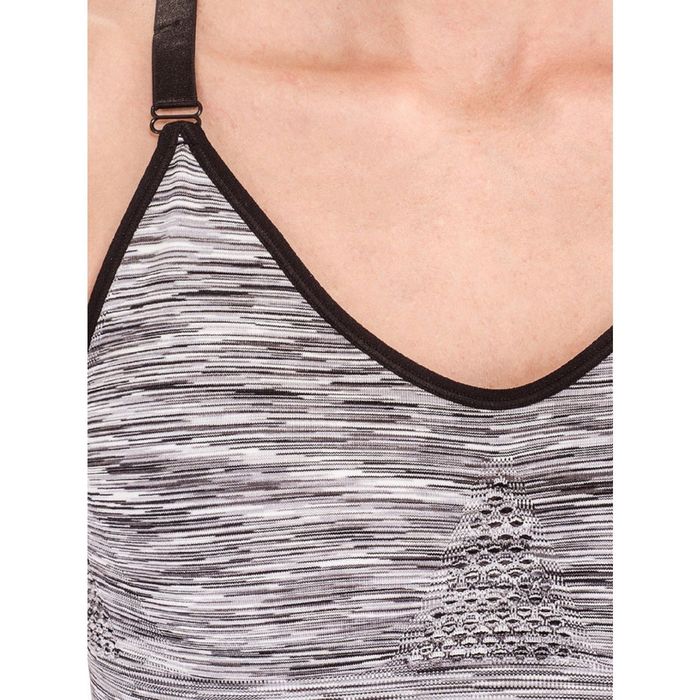 Топ женский спортивный арт.11120C черно-белый, р-р 44-46 (M)