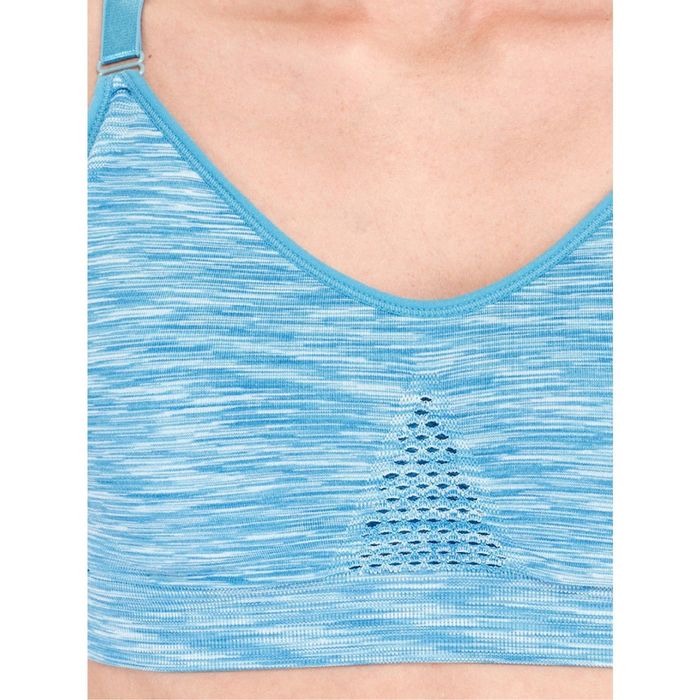 Топ женский спортивный арт.11120C цвет голубое мулине, р-р 40-42 (S)