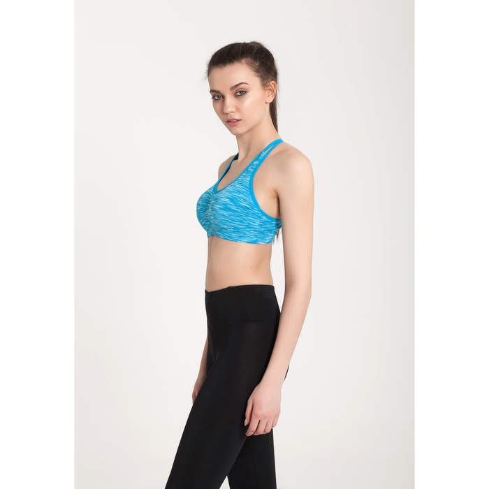 Топ женский спортивный арт.11165С цвет голубое мулине, р-р 44-46 (M)