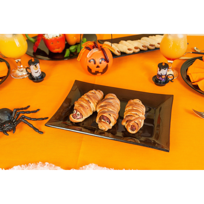 Блюдо "Стиль" 30х20х2 см, цвет черный