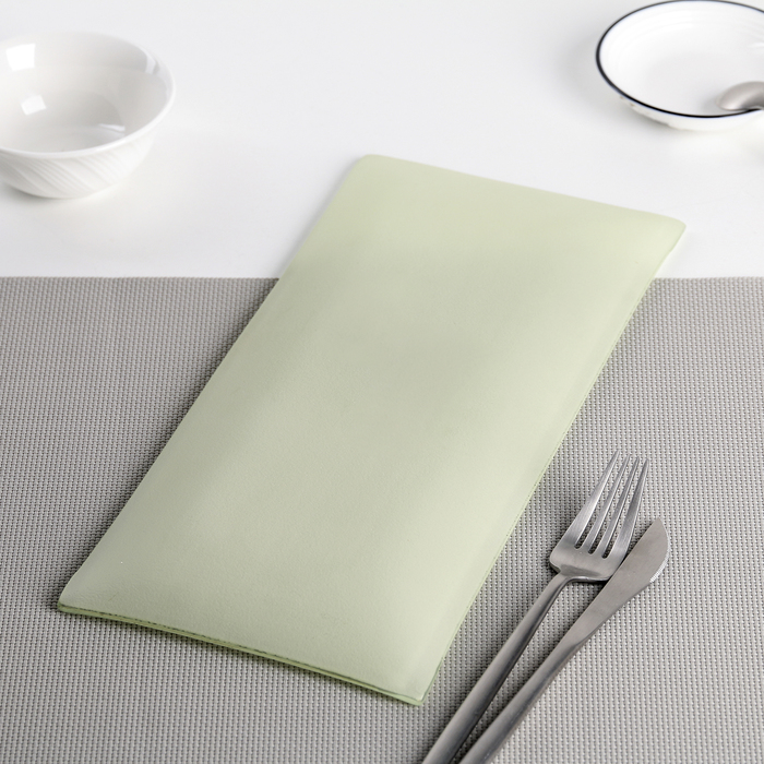 Блюдо "Пастель" 32,5х15х1,5 см, цвет зеленый