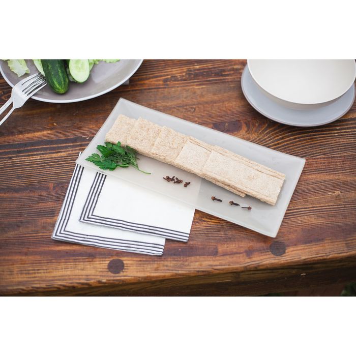 Блюдо "Пастель" 32,5х15х1,5 см, цвет бежевый