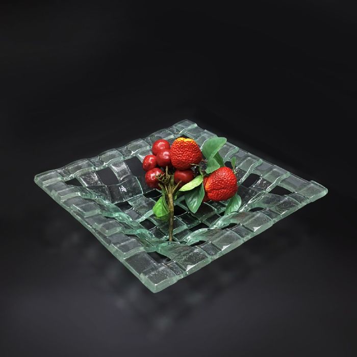 Блюдо квадратное "Ротанг" 30х4 см