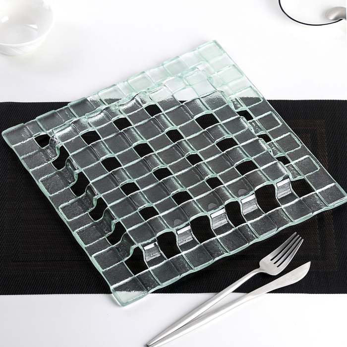 Блюдо квадратное "Ротанг" 30х2,5см