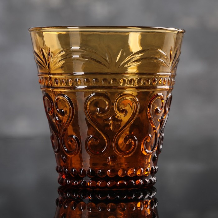 Стакан 240 мл "Винтаж", цвет янтарный