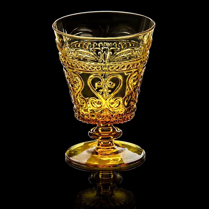 Бокал 180 мл "Винтаж", цвет янтарный