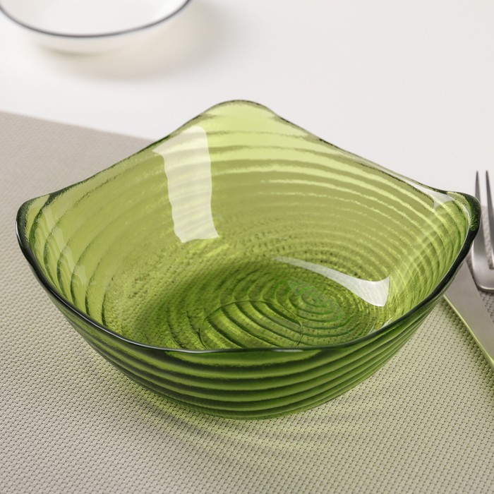 Салатник 400 мл &quot;Корона&quot;, цвет зеленый
