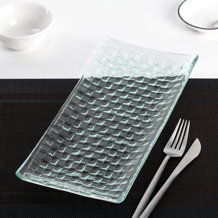 Блюдо прямоугольное "Ротанг" 33х15х2,5 см