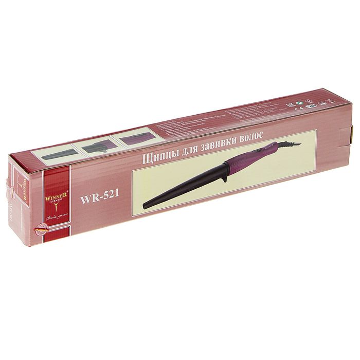 Плойка Winner WR-521, 110/240 В, 20 Вт, d=19 мм, керамическое покрытие