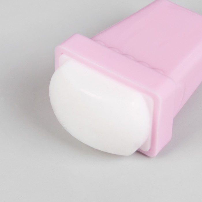 Набор для стемпинга: штампик прямоугольный, скребок, МИКС