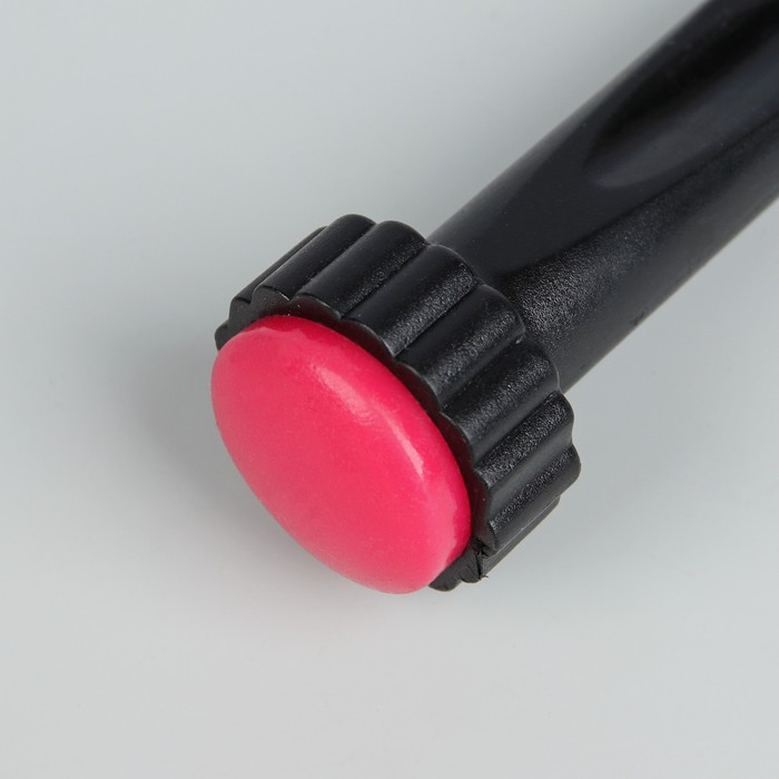 Штампик для стемпинга двусторонний, со скребком