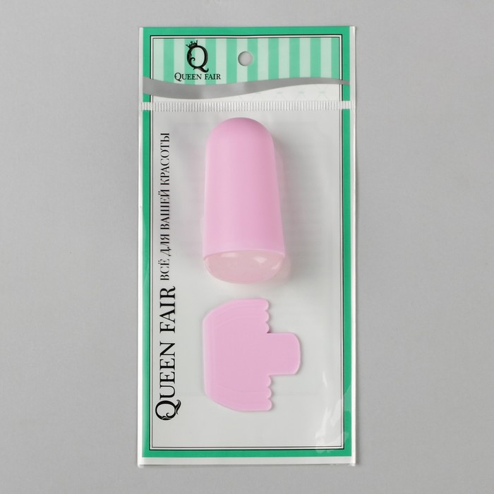 Набор для стемпинга: штампик круглый, скребок, МИКС