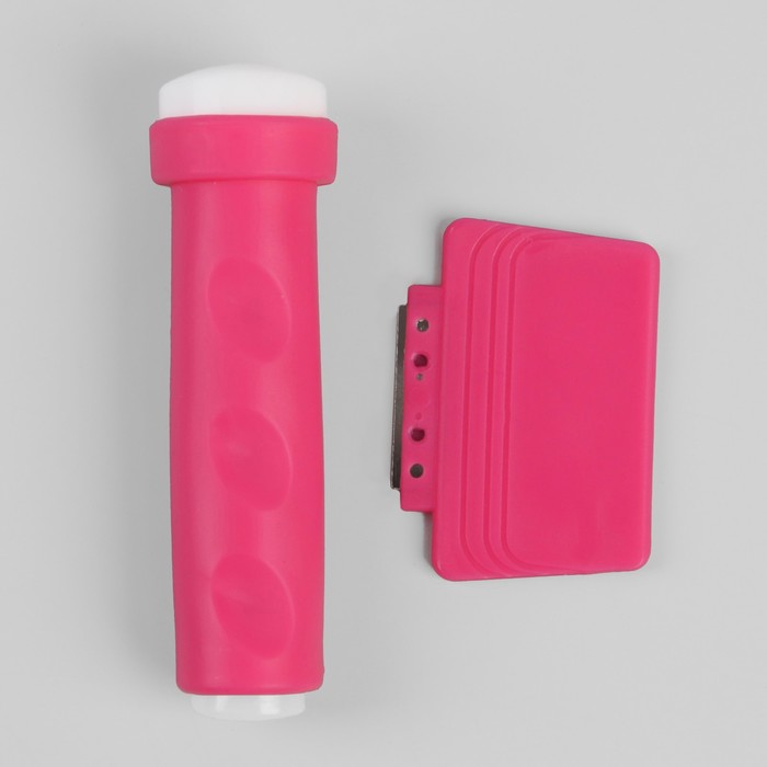 Набор для стемпинга: штампик круглый, скребок