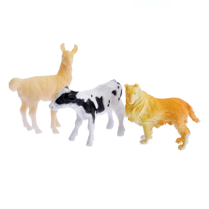 Набор животных «На ферме», 3 фигурки