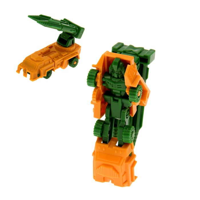 Робот-трансформер «Ракетница», цвета МИКС