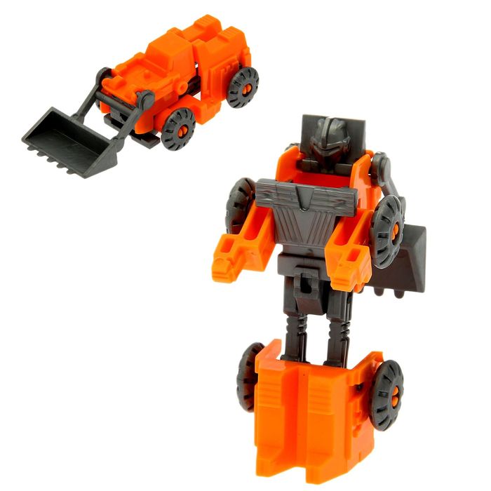 Робот-трансформер «Погрузчик», цвета МИКС