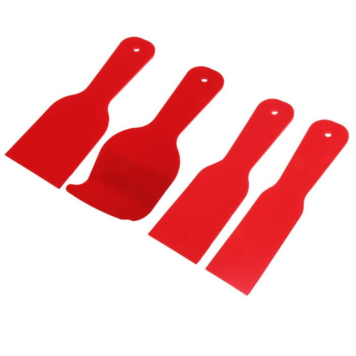 Набор шпателей "Дельта", 4 шт., 40-50-60 мм + фигурный, пластик