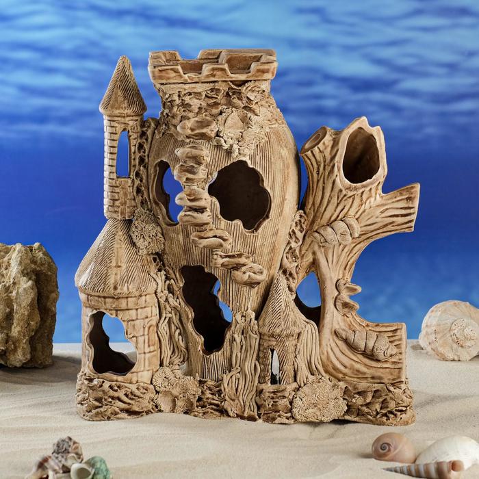 Декорации для аквариума "Замок" кокетка