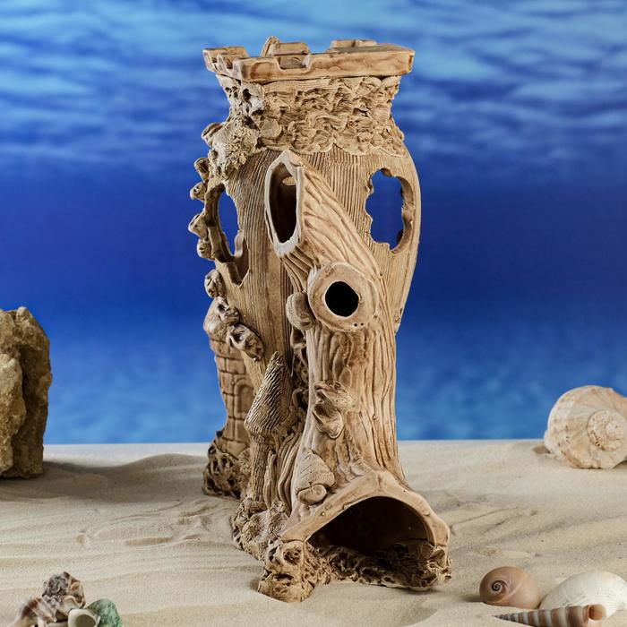 Декорации для аквариума "Замок" кокетка