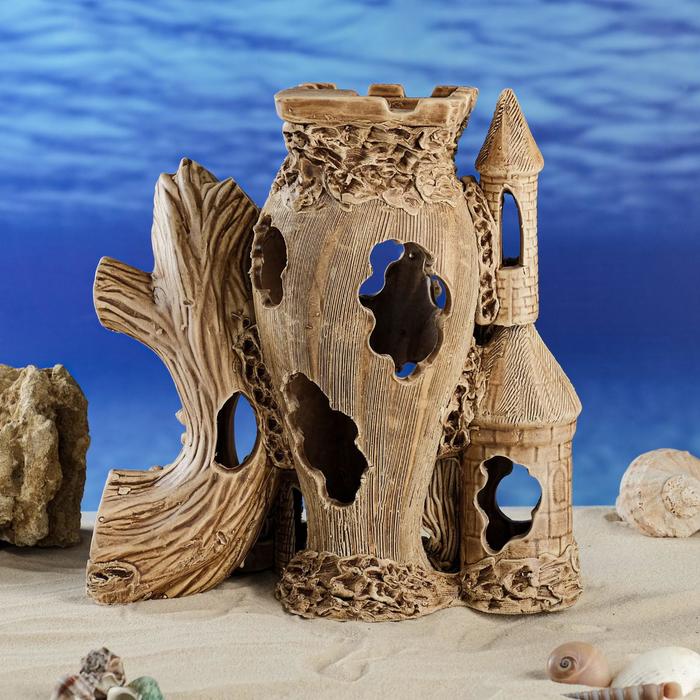 Декорации для аквариума "Замок" кокетка