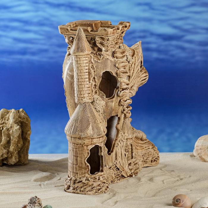 Декорации для аквариума "Замок" кокетка