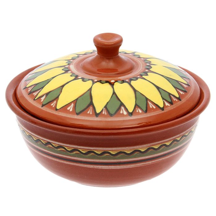 Миска с крышкой, малая, 1,5 л, микс
