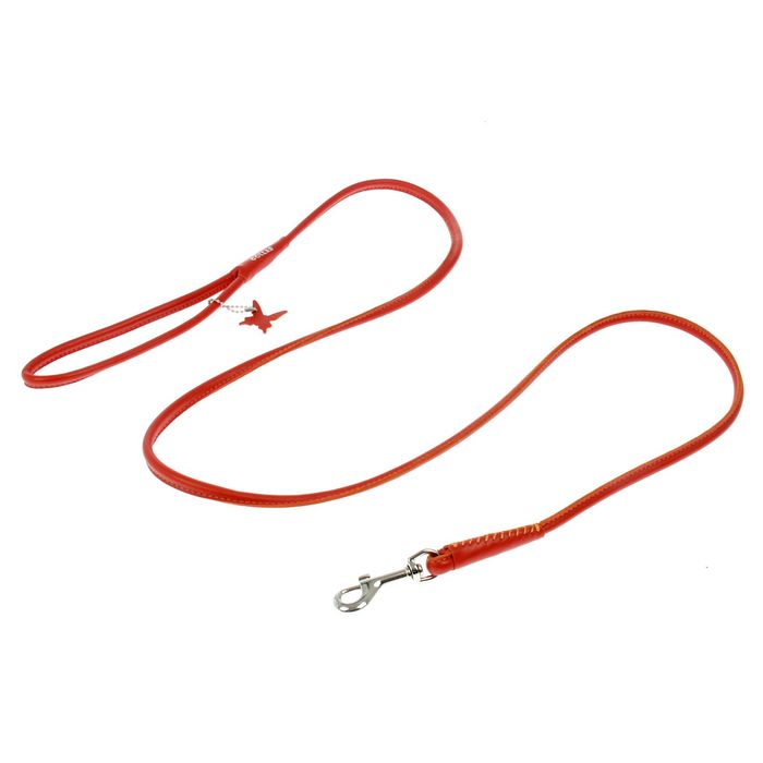 Поводок круглый CoLLaR Glomour, 1.83 м х 0,8 см, оранжевый